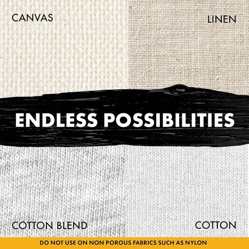 عبوة من قطعتين من حبر طباعة الشاشة القماشية باللون الاسود سعة 16 اونصة من حبر مائي عالي الشفافية لطباعة التيشيرتات والطباعة بالشاشة الحريرية من قطعتين كرييتيف نايشن in Kuwait