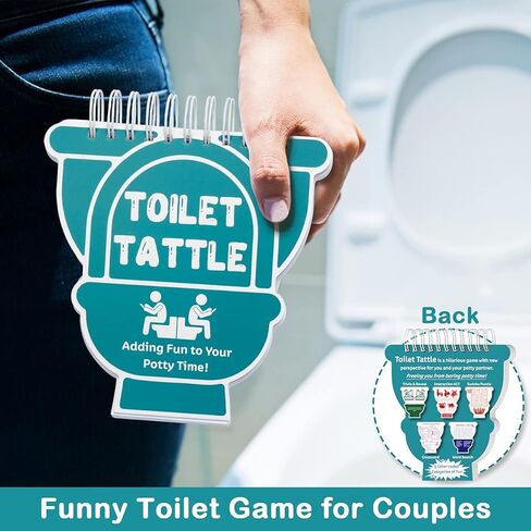 ألعاب المرحاض المرحة للأزواج الذين يشاركون في نفس بوتي - لعبة مرحاض Tattle Potty مضحكة للزوج والصديق - متعة محادثة للعلاقات للمبتدئين سودوكو البحث عن الكلمات المتقاطعة in Kuwait