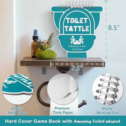 ألعاب المرحاض المرحة للأزواج الذين يشاركون في نفس بوتي - لعبة مرحاض Tattle Potty مضحكة للزوج والصديق - متعة محادثة للعلاقات للمبتدئين سودوكو البحث عن الكلمات المتقاطعة in Kuwait