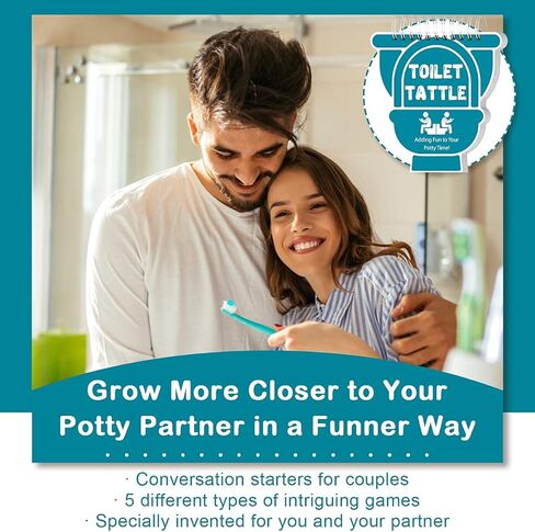 ألعاب المرحاض المرحة للأزواج الذين يشاركون في نفس بوتي - لعبة مرحاض Tattle Potty مضحكة للزوج والصديق - متعة محادثة للعلاقات للمبتدئين سودوكو البحث عن الكلمات المتقاطعة in Kuwait