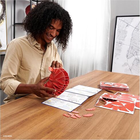 4D Build، مجموعة نماذج ألغاز Marvel Mjolnir Thor Hammer ثلاثية الأبعاد مع حامل 87 قطعة | ديكور مكتب ثور | العاب بناء | ألغاز ثلاثية الأبعاد للبالغين والمراهقين 12+ in Kuwait