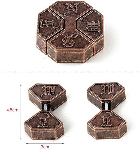 Joyeee 5 قطع ألغاز أسلاك معدنية لتحفيز الدماغ، لعبة فتح اختبار الذكاء العقلي، لعبة ألغاز التحدي التعشيق، لعبة تعليمية هدية للأولاد والبنات والمراهقين والبالغين، C in Kuwait