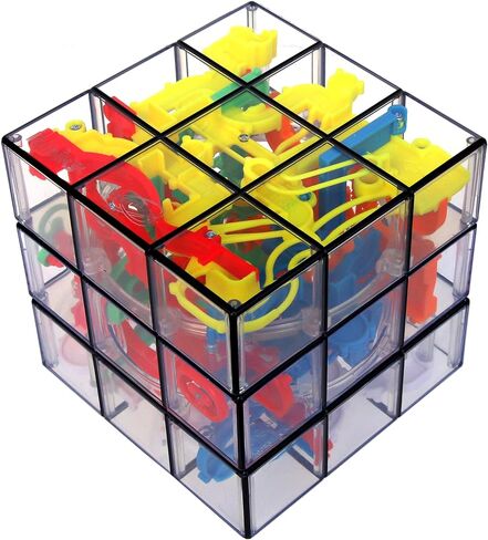 لعبة Spin Master Games Rubik's, Perplexus Hybrid 2 x 2 Gravity 3D Maze Game Brain Teaser Fidget Toy Puzzle Ball، للأطفال والكبار من سن 8 سنوات فما فوق in Kuwait