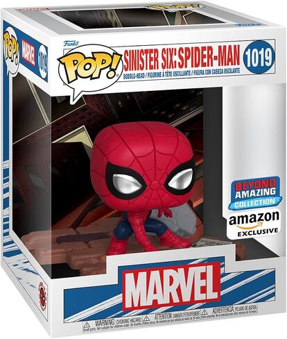 فانكو بوب! ديلوكس: Marvel Sinister 6 - Spider-Man، Amazon Exclusive، الشكل 7 من 7 in Kuwait