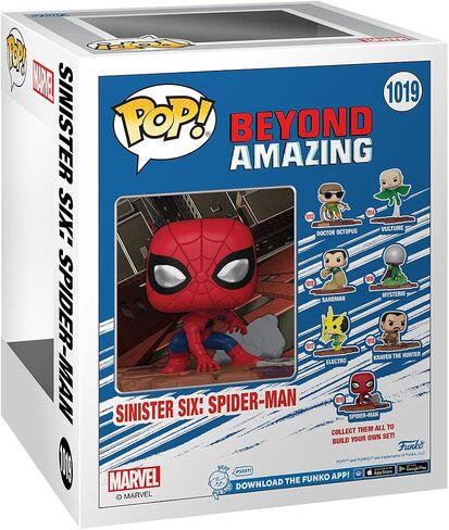 فانكو بوب! ديلوكس: Marvel Sinister 6 - Spider-Man، Amazon Exclusive، الشكل 7 من 7 in Kuwait