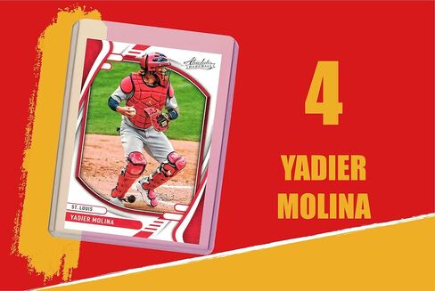 بطاقات البيسبول Yadier Molina (5) مجموعة هدايا متنوعة من بطاقات التداول وأساور المعصم من سانت لويس كاردينالز in Saudi Arabia