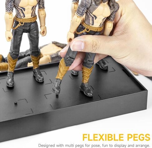 حافظة عرض من الأكريليك مقاس 6 بوصات من FIGURESLAB، حامل ألعاب لصندوق تخزين خزانة المقتنيات مع غطاء قابل للإزالة، متوافق مع سلسلة Mavel Legends/ GiJeo المصنفة وما إلى ذلك. معظم الأشكال بمقياس 1/12 in Kuwait