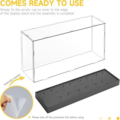 حافظة عرض من الأكريليك مقاس 6 بوصات من FIGURESLAB، حامل ألعاب لصندوق تخزين خزانة المقتنيات مع غطاء قابل للإزالة، متوافق مع سلسلة Mavel Legends/ GiJeo المصنفة وما إلى ذلك. معظم الأشكال بمقياس 1/12 in Kuwait