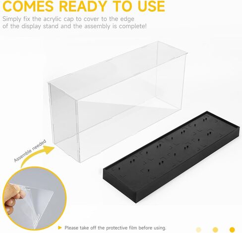 حافظة عرض من الأكريليك مقاس 6 بوصات من FIGURESLAB، حامل ألعاب لصندوق تخزين خزانة المقتنيات مع غطاء قابل للإزالة، متوافق مع سلسلة Mavel Legends/ GiJeo المصنفة وما إلى ذلك. معظم الأشكال بمقياس 1/12 in Kuwait