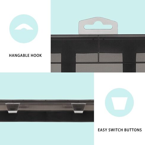 Hard Case Compatible with Bakugan Figures, BakuCores and Small Dolls, Toy Organizer Carrying Case(Only case) in Kuwait