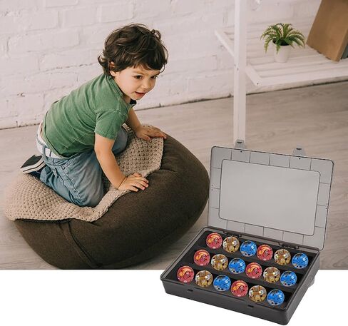 Hard Case Compatible with Bakugan Figures, BakuCores and Small Dolls, Toy Organizer Carrying Case(Only case) in Kuwait