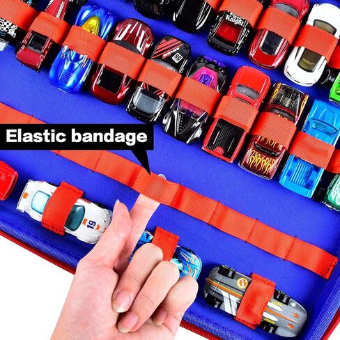 Toy Storage Organizer Case Compatible with Hot Wheels Car, Matchbox Cars, Portable Carrying Container Carrier Holder Fit for 88 Toys Car (Box Only) in Kuwait
