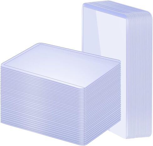 100 Pack 3"x4" Hard Plastic Card Sleeves Top Loaders for Cards, Baseball Card Protectors Hard Plastic, for Baseball Card, Game Cards, Trading Card, and So on in Kuwait