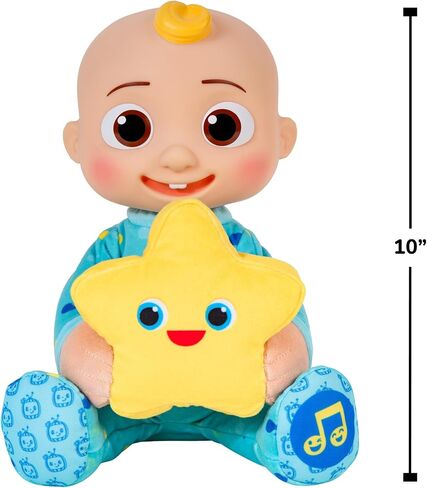 تتميز لعبة Cocomelon Peek-A-Boo JJ مقاس 10 بوصات من القطيفة - تتميز بالأغنية والعبارات والأصوات المفضلة - العب Peek-A-Boo مع JJ - ألعاب لمرحلة ما قبل المدرسة والأطفال - حصريًا على أمازون in Saudi Arabia