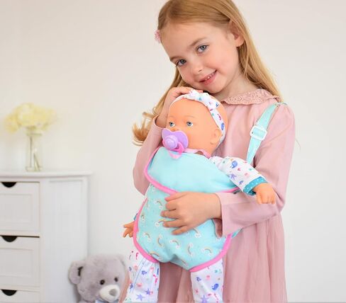 مجموعة لعب الكرسي العالي 5 في 1 من KOOKAMUNGA KIDS - ملحقات دمية الطفل - مجموعة لعب دمية الطفل مع صينية تغذية تتحول إلى حامل دمية، أرجوحة دمية مع حقيبة تغيير وحامل دمية خلفي/أمامي in Kuwait