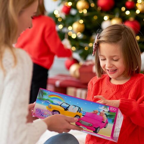 سيارة قابلة للتحويل للدمى، ضوء الشمس يتغير لون سيارة الدمية القابلة للتحويل مع أحزمة مقاعد العمل، اللون الوردي المتغير الأرجواني للأطفال لعبة السيارات هدية مثالية للفتيات والأولاد تزيد من متعة الأطفال in Kuwait