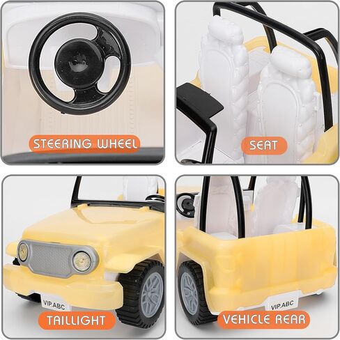 سيارة قابلة للتحويل للدمى، ضوء الشمس يتغير لون سيارة الدمية القابلة للتحويل مع أحزمة مقاعد العمل، اللون الوردي المتغير الأرجواني للأطفال لعبة السيارات هدية مثالية للفتيات والأولاد تزيد من متعة الأطفال in Kuwait