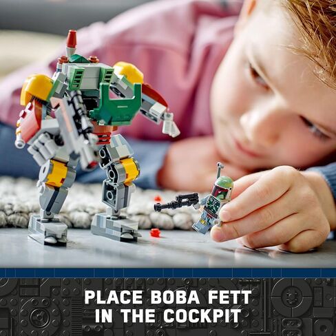 LEGO Star Wars Boba Fett Mech 75369 Buildable Star Wars Action Figure, Posable Mech Inspired by The Iconic Star Wars Character, Stocking Stuffer Idea with Buildable Shield, Stud Blaster and Jetpack in Saudi Arabia