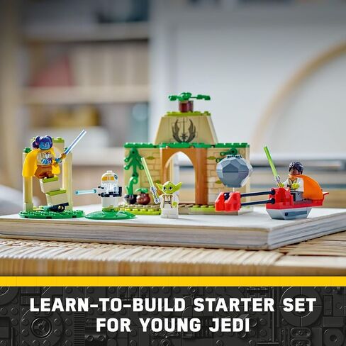 LEGO Star Wars Tenoo Jedi Temple 75358 Building Toy with Kai Brightstar and Yoda Figures, Star Wars Toy Starter Set with Easy and Playful Builds, Birthday Gift for 4 Year Olds in Saudi Arabia