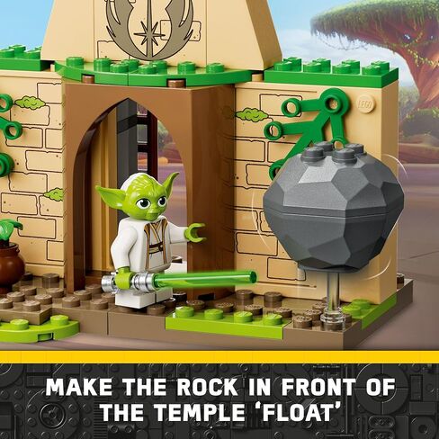 LEGO Star Wars Tenoo Jedi Temple 75358 Building Toy with Kai Brightstar and Yoda Figures, Star Wars Toy Starter Set with Easy and Playful Builds, Birthday Gift for 4 Year Olds in Saudi Arabia