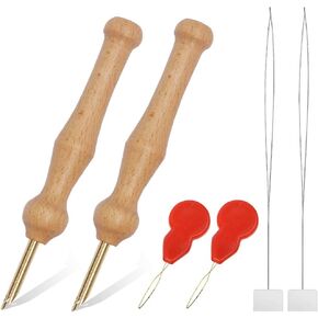 2 حزمة إبرة، مجموعة إبرة إبرة إبرة إبرة إبرة إبرة إبرة كبيرة مع إبرة الإبرة لdiy حرفة خياطة زخرفة in Kuwait