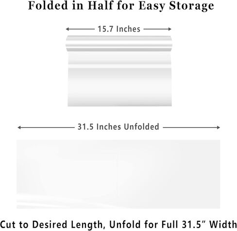 Yotelab لفة لف السيلوفان، لفة السيلوفان، 31.5 بوصة × 100 قدم ورق تغليف بلاستيكي شفاف لتغليف سلال الهدايا in Kuwait