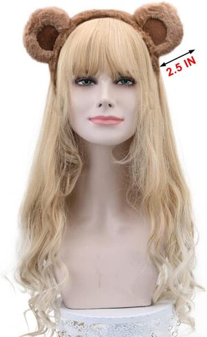 HODRME Plush Animal Ears and Horns Headband-Halloween Christmas Festival Theme Party Animal Cosplay Costume Headbands in Kuwait