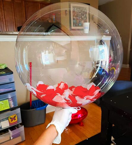 20 Inch Bobo Balloons, 10 Pcs Clear Bobo Balloon, Large Bubble Balloons in Saudi Arabia