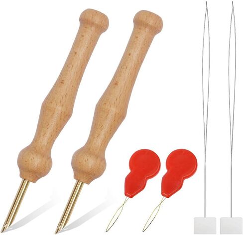 2 حزمة إبرة، مجموعة إبرة إبرة إبرة إبرة إبرة إبرة إبرة كبيرة مع إبرة الإبرة لdiy حرفة خياطة زخرفة in Kuwait