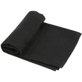 Black Linen Needlework Fabric, (59In x 19In) Large Size Linen Fabric Cloth Embroidery Linen Fabric Cross Stitch Aida Cloth for Making Garment Craft Upholstery Flower Pot Decoration