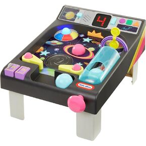 طاولة أنشطة Little Tikes Old School My First Pinball، الحروف والأرقام والكواكب والعد والأصوات والتعلم والأضواء والرجعية، لعبة ما قبل المدرسة للأطفال الصغار والبنات والأولاد الذين تتراوح أعمارهم بين 12 شهرًا و1 - 2 سنة in Kuwait