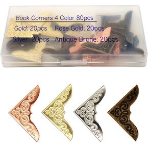 Metal Corner Protectors for Books, Fits Scrapbooks & Photo Albums in Kuwait