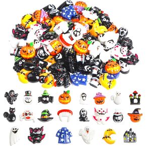 FOIMAS Flower Resin Flatback Charms,150pcs Spring Flower Embellishment Resin Miniatures Embellishment for Craft Slime Ornament Decoration Supply in Kuwait