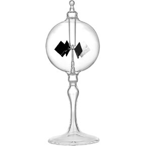 Medium Blue Solar Power Radiometer Crookes Spinning Vanes Glass Windmill Gift Home Desk Decoration M in Kuwait