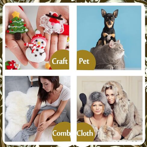 2 Pcs Wool Carders,Hand Carders for Wool,Craft Wool Needle Felting Tools with Solid Wood Handle,Slicker Brush for Dogs,Carding Brushes for Needle Felting Wool in Kuwait