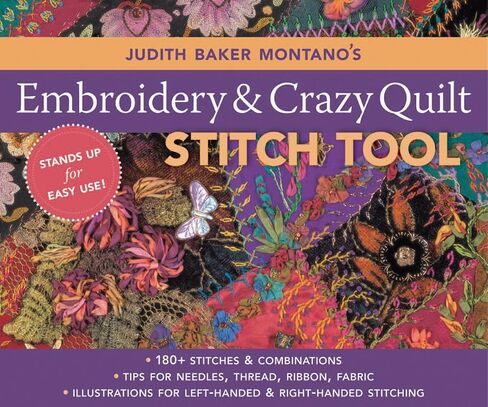 Judith Baker Montano's Embroidery & Craz: 180+ Stitches & Combinations Tips for Needles, Thread, Ribbon, Fabric Illustrations for Left-Handed & Right-Handed Stitching in Saudi Arabia