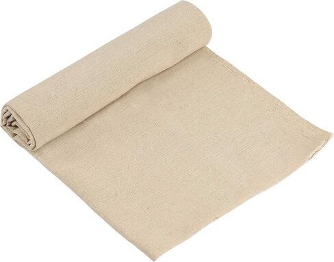 Natural Linen Fabric, Beige Fabric for Decoration 59In x 19In in Kuwait
