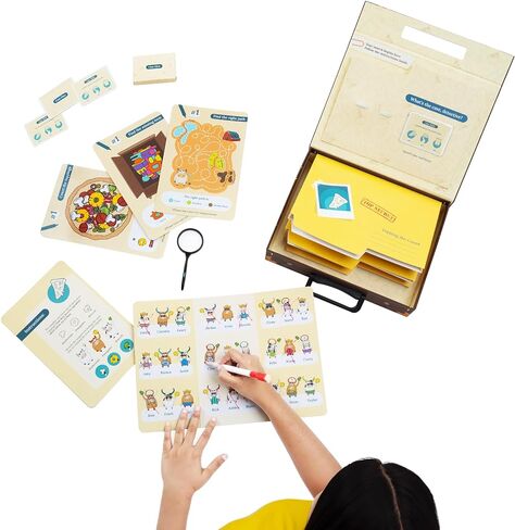 مجموعة لعب التظاهر المحقق من لوف دابل | العاب تقمص الادوار المحقق مو تاون للاعمار 5 6 7 8 9 10 11 12 | العاب غامضة للاطفال | هدية عيد ميلاد للبنات والاولاد | العب والتعلم والحل، مقاس S in Kuwait