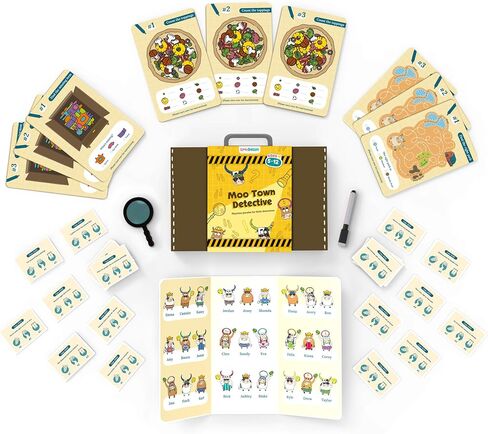 مجموعة لعب التظاهر المحقق من لوف دابل | العاب تقمص الادوار المحقق مو تاون للاعمار 5 6 7 8 9 10 11 12 | العاب غامضة للاطفال | هدية عيد ميلاد للبنات والاولاد | العب والتعلم والحل، مقاس S in Kuwait