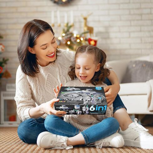 STEM Projects for Kids Ages 8-12 Solar Robot Kit 6-in-1 Space Toys for 10-Year-Old Boy Girl Gift Toys Science Kits Christmas Birthday Gifts for 8 9 10 11 12 Year Old, Yellow in Kuwait