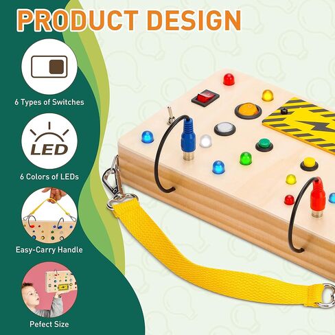 Tilhumt 8 in 1 Busy Book for Toddler 1-3, Montessori Boy Board with Storage Bag for Travel Quiet Learning Sensory Toys, Felt Busy Book for Baby Educational Gift Activities Fine Motor Skills in Saudi Arabia