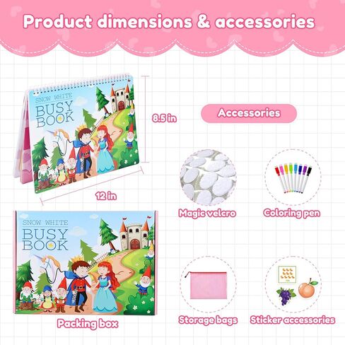 ألعاب تعلم الكتب المزدحمة لمرحلة ما قبل المدرسة، أنشطة التعلم في مرحلة ما قبل المدرسة، كتاب مشغول للأطفال الصغار 3-6 كتب أنشطة للأطفال من سن 3 إلى 6 سنوات، يجب أن يكون لدى فصول التعليم الخاص in Kuwait