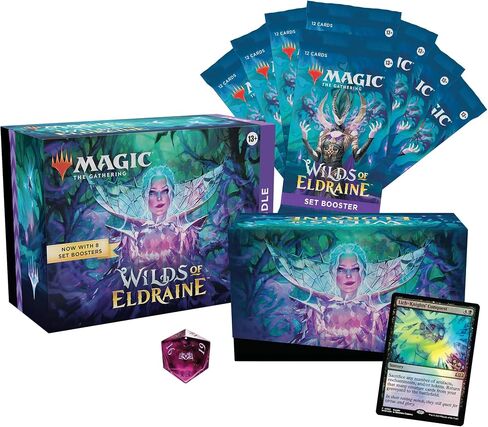 Magic: The Gathering Wilds of Eldrine Bundle - 8 مجموعات معززات + ملحقات in Saudi Arabia