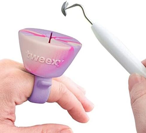 tweexy Wearable Vinyl Weeding Scrap Collector Ring for HTV Crafts – Lavender in Kuwait