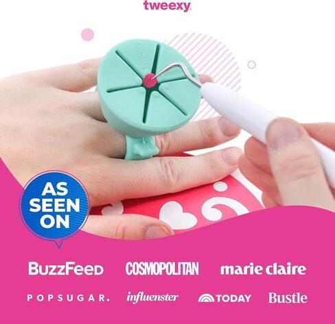 tweexy Wearable Vinyl Weeding Scrap Collector Ring for HTV Crafts – Lavender in Kuwait