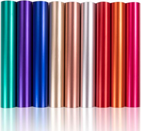 HTVRONT Holographic Permanent Craft Vinyl, 12 Packs 12"x12", Waterproof in Kuwait