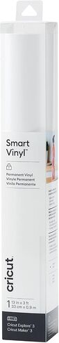 Cricut Smart Permanent Vinyl (13in x 3ft, Aqua) for Explore and Maker 3 - Matless cutting for long cuts up to 12ft in Kuwait