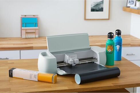 Cricut Smart Permanent Vinyl (13in x 3ft, Aqua) for Explore and Maker 3 - Matless cutting for long cuts up to 12ft in Kuwait