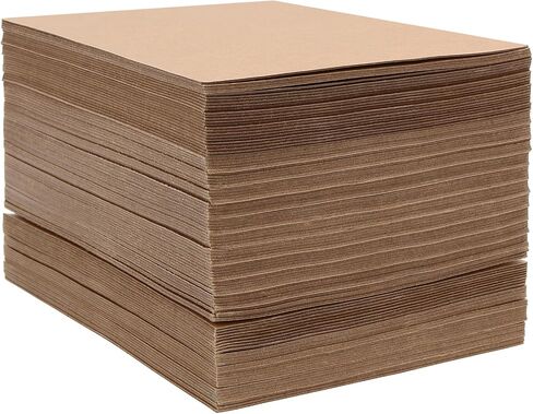 MUKCHAP 200 Packs 5 x 7 Inches Chipboard Sheets, 0.04 Inch(1mm) Thick Brown Kraft Cardstock for Model Building, Scrapbooking and Picture Frame Backing in Saudi Arabia
