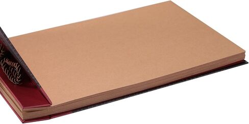 صفحات قابلة لاعادة التعبئة لكتاب المغامرات الخاص بنا تيوال سجل القصاصات ابلوم 20 ورقة/ 40 صفحة صفحة توسيع صفحات اضافية (بني) in Kuwait